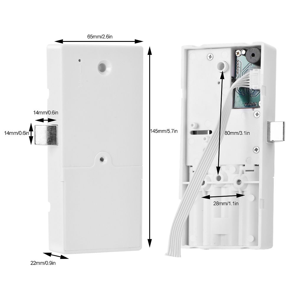 Thumbnail: Electronic Lock Smart Digital Lock Smart RFID Digital Induction Lock Sauna Spa G