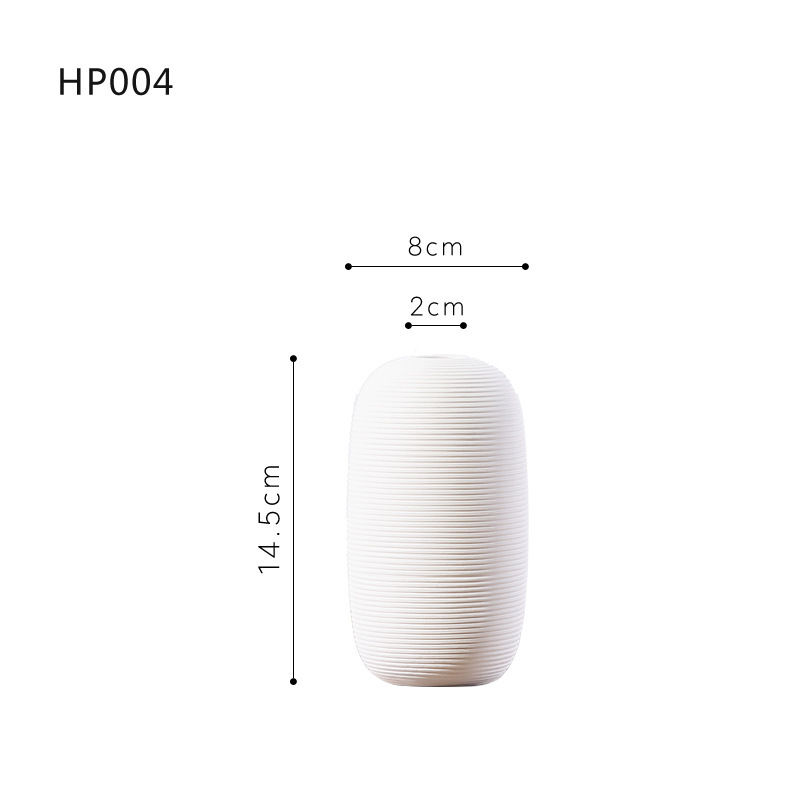 Thumbnail: White Ceramic Vases Minimalist Home Decor Nordic Modern Room Kitchen Living Rome