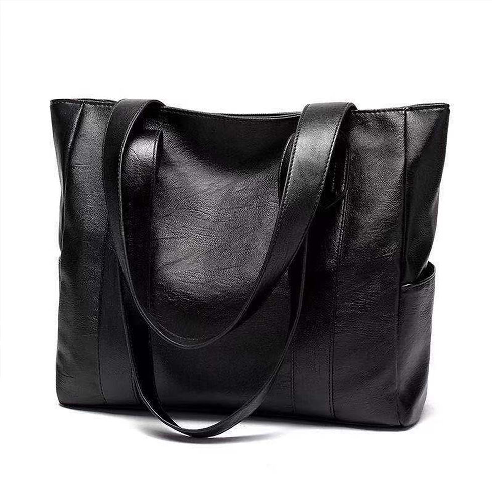 Thumbnail: Women'S Large Capacity Tote Bag Single Shoulder Handbag Soft Leather Bag Gift F