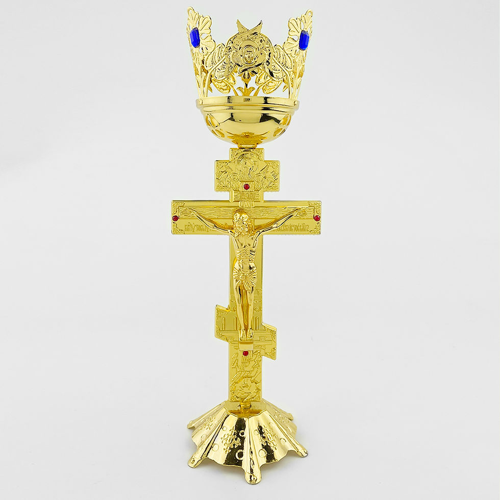 Thumbnail: Orthodox Home Villa Handicrafts Cande Church Decorations Composite Candlestick R