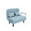 Thumbnail: Foldable double soft sofa bed, simple and comfortable, can lie down or sit in th