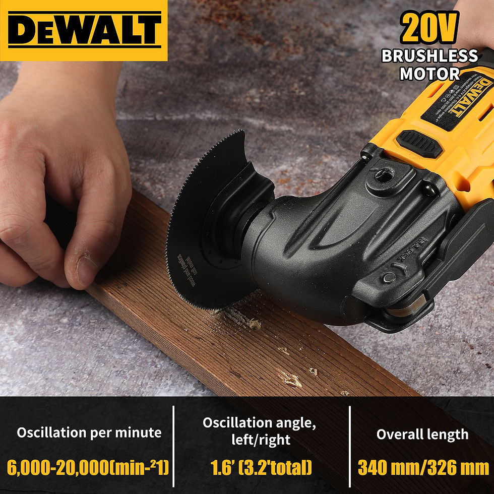 Thumbnail: Dewalt Brushless Quick Release Oscillating Tool, Multi-Tool, Renewable Electric