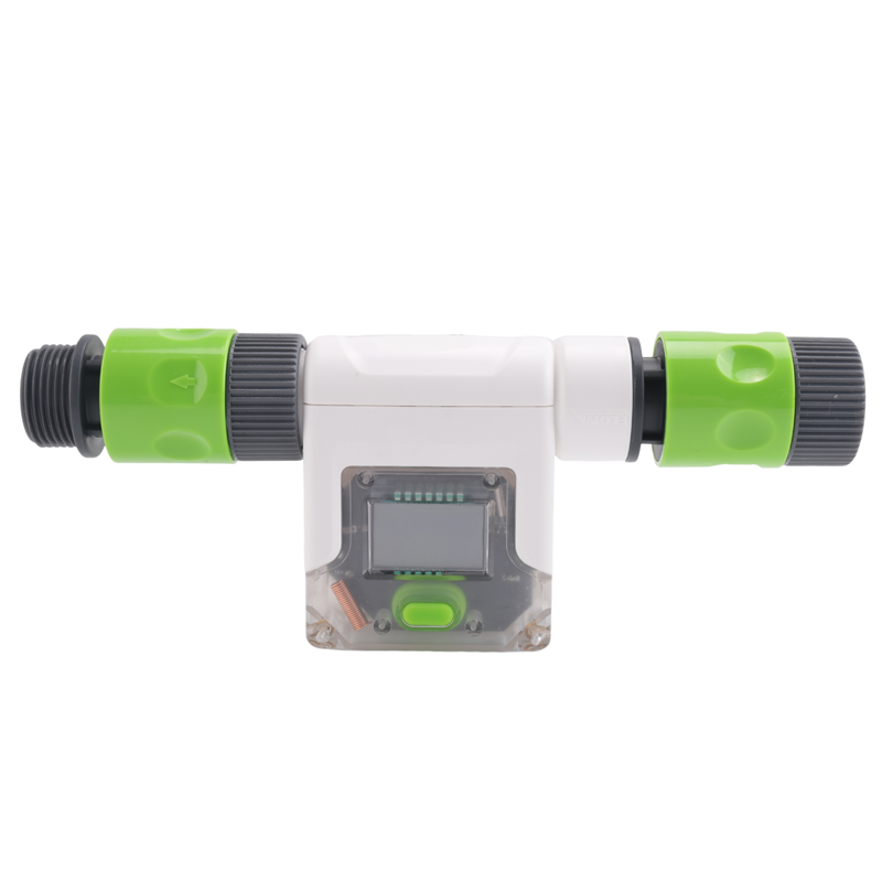 Thumbnail: WCS-Wifi Water Flow Meter For Garden Hose Smart Water Meter With 4 Flow Modes Re