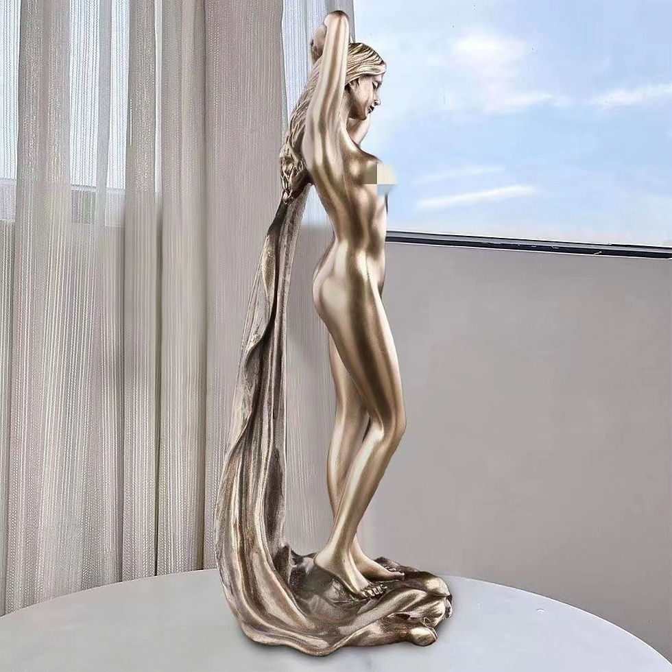 Thumbnail: New Creative Resin Goddess Home Decor Living Room Desktop Resin Crafts Sculpture