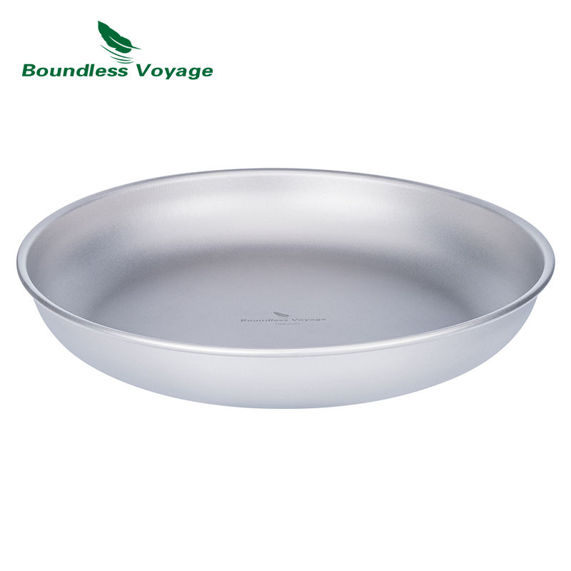 Thumbnail: Boundless Voyage Titanium Plates Dishes Saucer Outdoor Home Food Tray Round Dinn