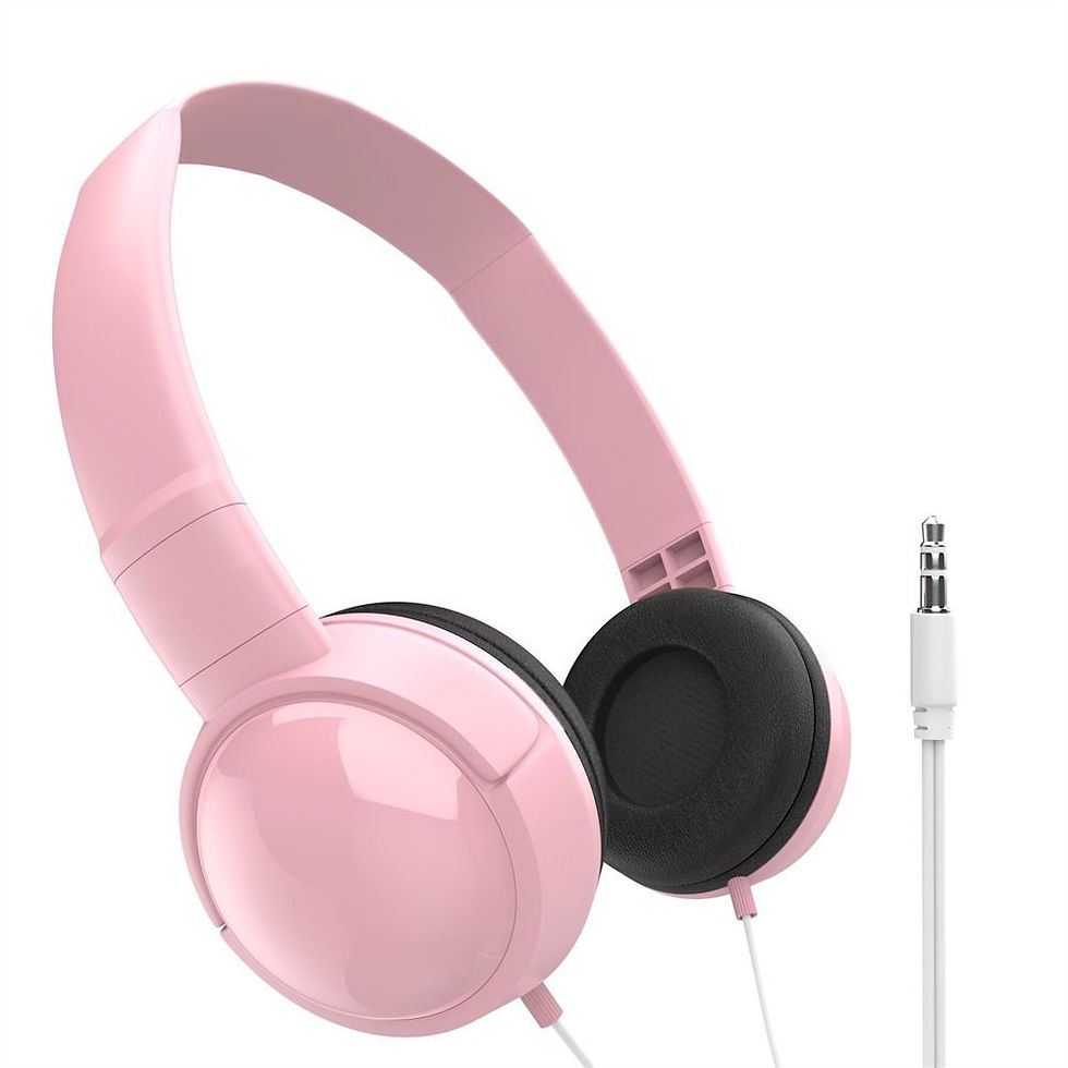 Thumbnail: Music Earbuds Over Ear Wierd Headphones Adjustable Music Stereo 3.5mm Headset Hi