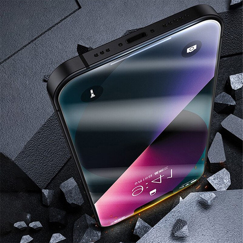 Thumbnail: 🔒 4PCS Privacy Screen Protector for iPhone – Anti-Spy Tempered Glass Protection