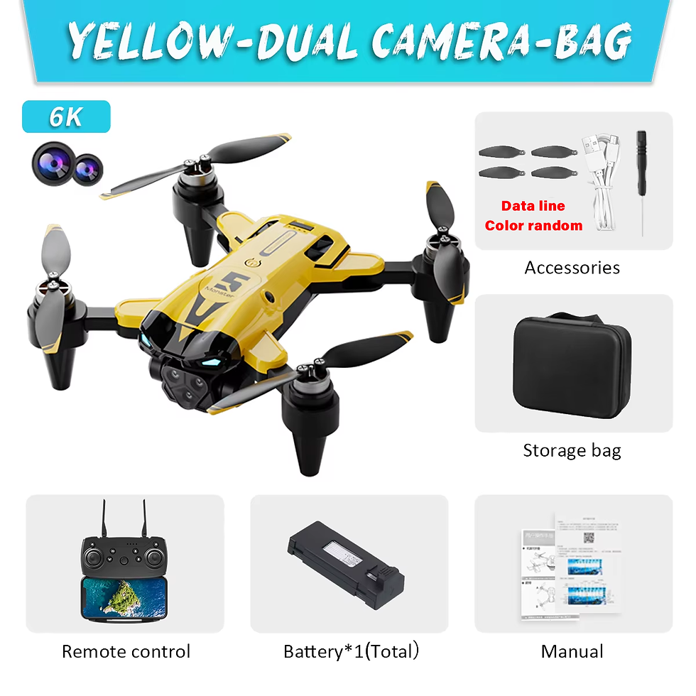 Thumbnail: 2024 New M5 Drone 8K Professional Triple Camera Brushless Motor Optical Flow Pos