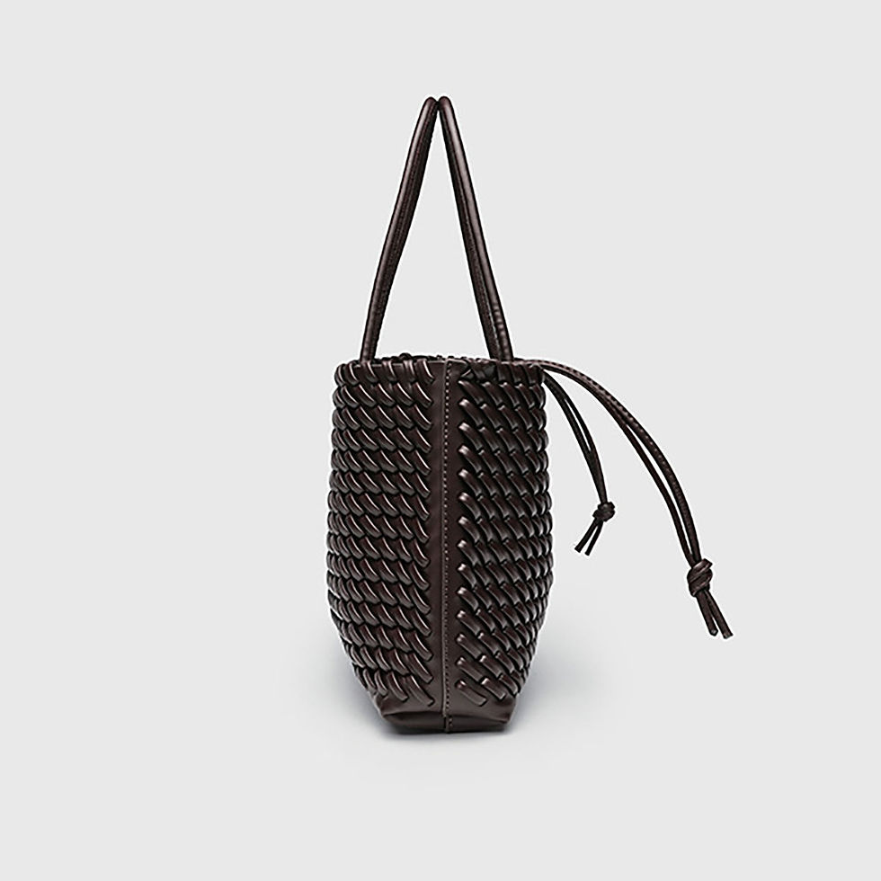 Thumbnail: Women's Woven Handbag PU Leather Large Capacity Hobo Bag One Shoulder Underarm B