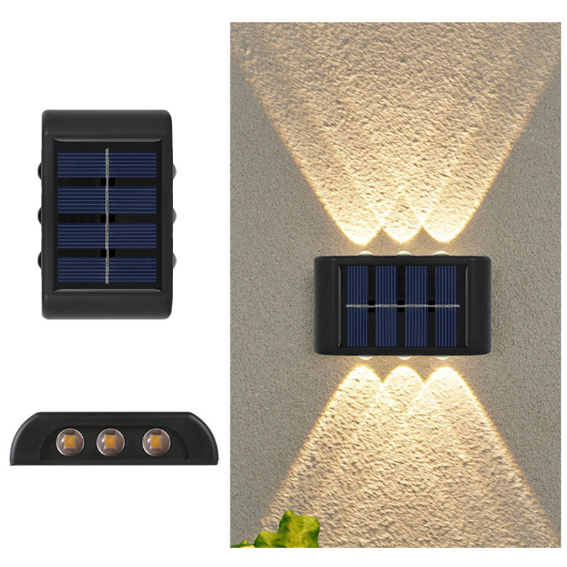 Thumbnail: Solar LED Light, Outdoor Waterproof Wall Lamp, Dusk to Dawn Fence Lighting for S