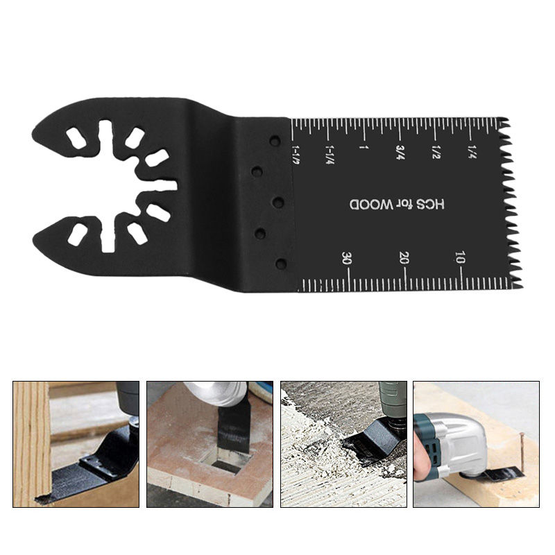 Thumbnail: Professional wood cutting universal swing multi-tool saw blade for repairing pow