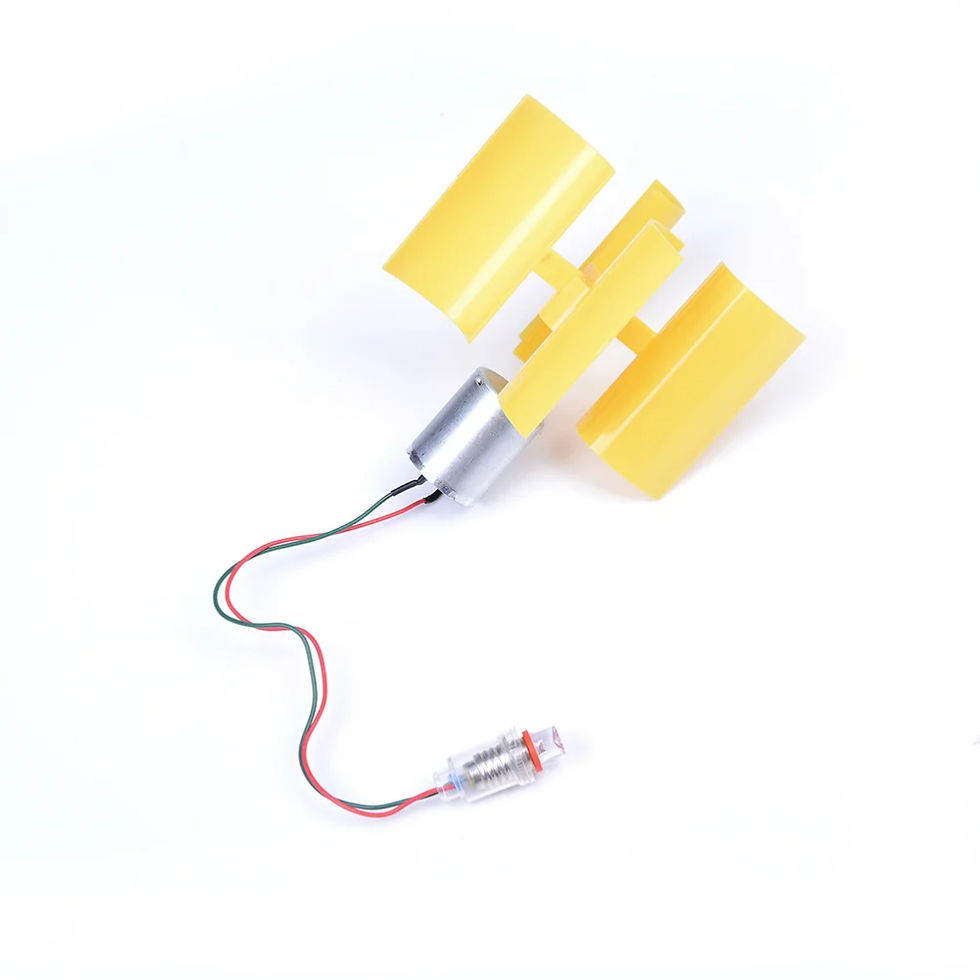 Thumbnail: Vertical Wind Generator Electricity Small Motor  Energy DIY Turbines Blades Bree