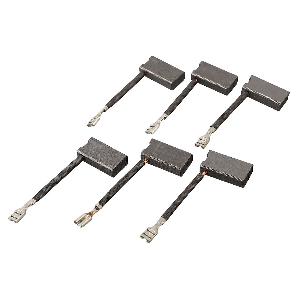 Thumbnail: Power Tools Carbon Brushes 6pcs 0.85\" X 0.48\" X 0.25\" 381028-02 381028-08 CB3