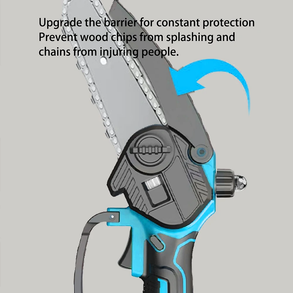 Thumbnail: Electric Chain Saw Handheld Portable Chainsaw Tree 6IN Wood Cutter Pruning Garde