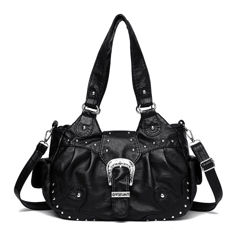 Thumbnail: New women's shoulder bag, European and American fashion handbag, casual crossbod
