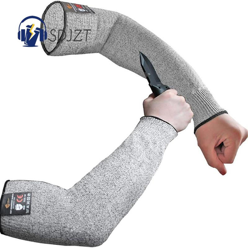 Thumbnail: 1Pc Level 5 HPPE Cut Resistant Anti-Puncture Work Protection Arm Sleeve Cover An