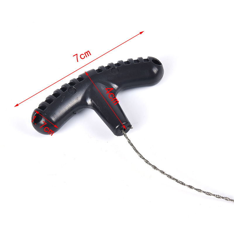 Thumbnail: Manual Hand Steel Travel Tools Outdoor Camping Hiking Rope Chain Saw Practical P