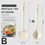 Thumbnail: 3psc set of silicone spatulas and spoons for household high-temperature cooking 