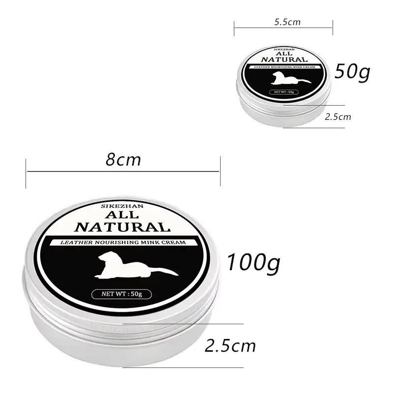 Thumbnail: Car Leather Cleaning cream Seat Maintenance Care Oil Leather Restoration Mink Oi