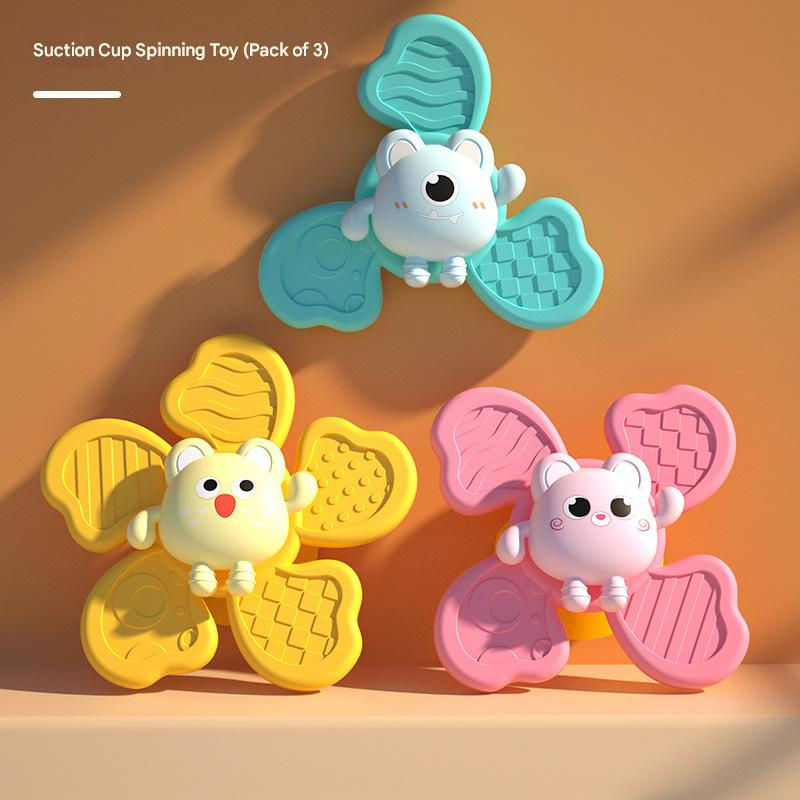 Thumbnail: Funny Bath Toys for Baby, Bath Toys, Suction Cup, Cartoon Rattles, Fidget, Educa