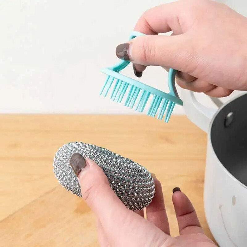 Thumbnail: Cleaning Ball Brush Removable Cleaning Brush Pots and Pans Brush Kitchen Cleanin
