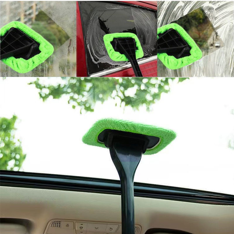 Thumbnail: Car Cleaning Wash Tool with Long Handle Car Window Cleaner Washing Kit Windshiel