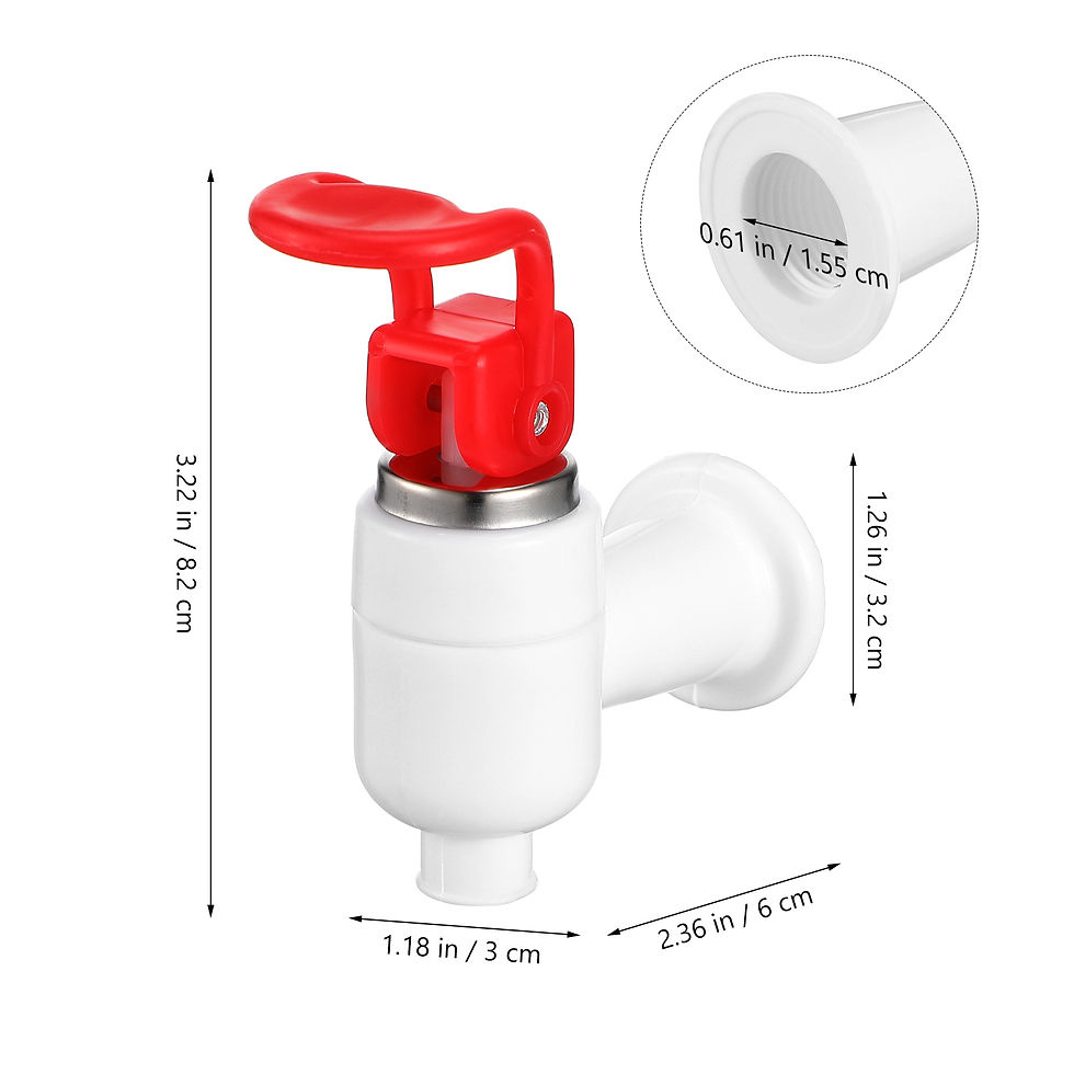 Thumbnail: 4Pcs Bottled Waterer Exit Supply Water Faucet Kit Hand Press Dispenser Pump for