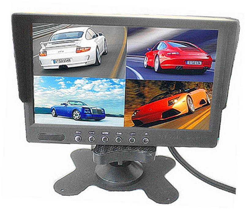 Thumbnail: 7 Inch 4CH TFT Monitor For CCTV Camera
