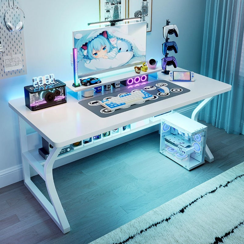 Thumbnail: Ergonomic Vanity Office Desk Computer Bedroom Study Simple Office Desk Reading G