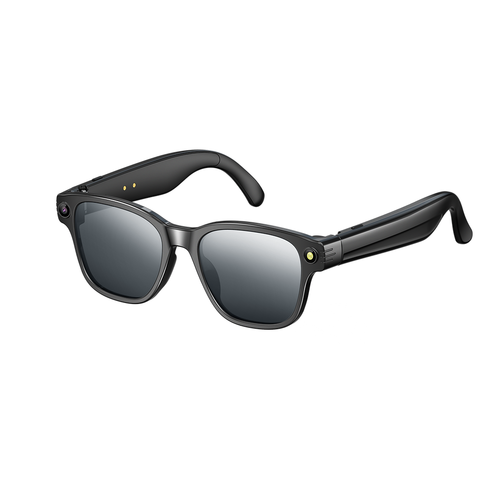 Thumbnail: Smart Glasses With 8M HD camera 1200P anti-shake HD video AI intelligent voice a