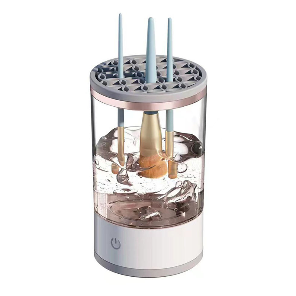 Thumbnail: Makeup Brush Cleaner Is An Automatic Rotating Brush Cleaner For Deep Cleaning On