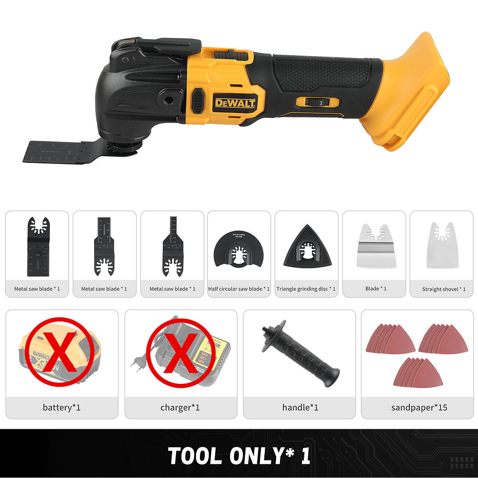 Thumbnail: Dewalt Brushless Quick Release Oscillating Tool, Multi-Tool, Renewable Electric