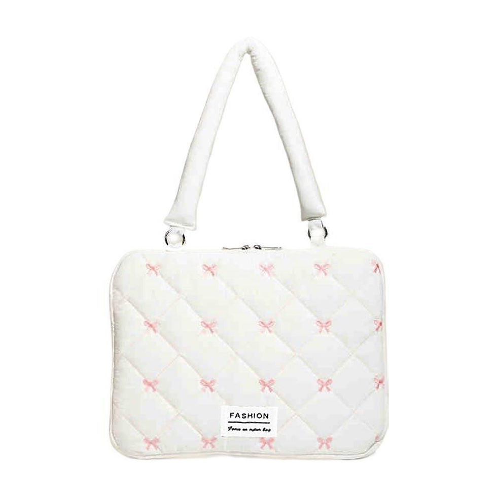 Thumbnail: Travel Bag 15inch Portable Laptop Bags Bow with Handle Laptop Case Soft Material