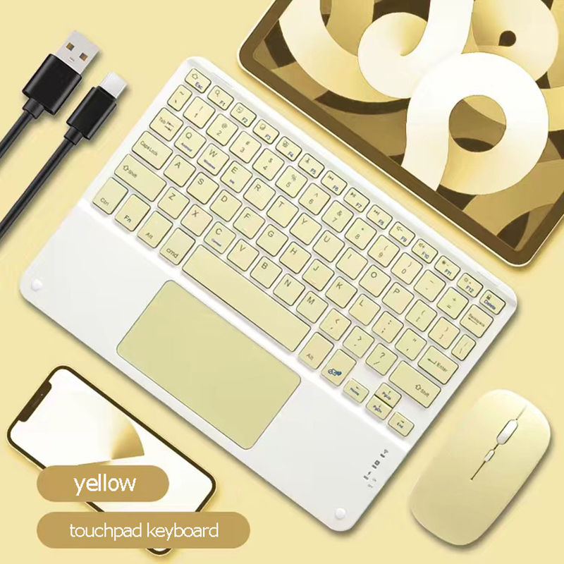 Thumbnail: Rechargeable Touchpad Keyboard 10 inch Wireless Portable Keypads for iPad Tablet
