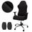 Thumbnail: Jacquard Gaming Chair Covers Elastic Office Chairs Cover Armchair Slipcover Comp