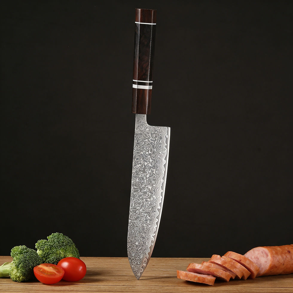 Thumbnail: 1/2/3PCS,Kitchen Knives 67 Layers Damascus Steel Chef Cooking knife Kiritsuke Kn