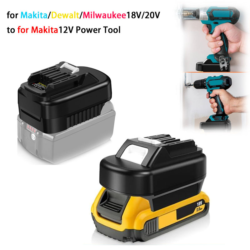 Thumbnail: Battery Adapter for Dewalt to for Makita12V Tools for Dewalt 20V for Milwaukee 1