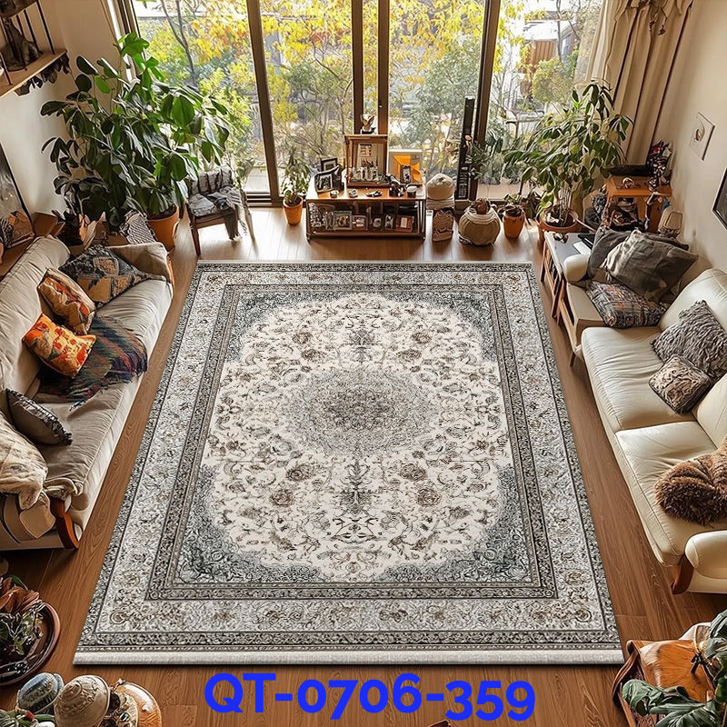 Thumbnail: RAKKS Retro Style Rugs for Bedroom Large Area Living Room Decoration Anti-slip C
