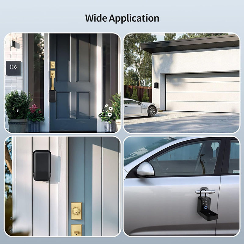Thumbnail: Smart Key Lock Box, Bluetooth Lock Box With Fingerprint & Passcode & Access Card
