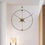 Thumbnail: Modern Wall Clock Large Luxury Wall Watches Aesthetic Silent Clocks Elegant Styl