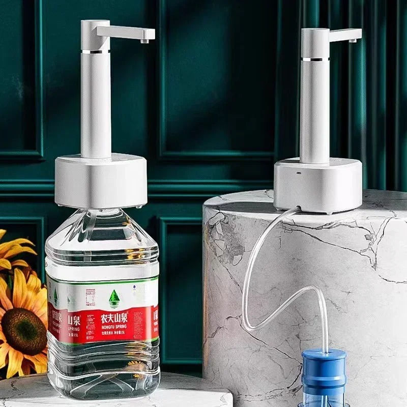 Thumbnail: Foldable Desktop Water Dispenser: Rotatable USB Automatic Pump for For 3-5 Gallo