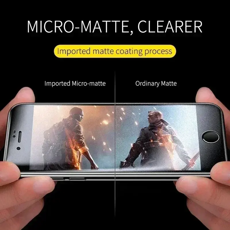 Thumbnail: 5Pcs Soft Matte Ceramic Film For iPhone 14 11 12 16 15 Pro Max 8 Plus Screen Pro