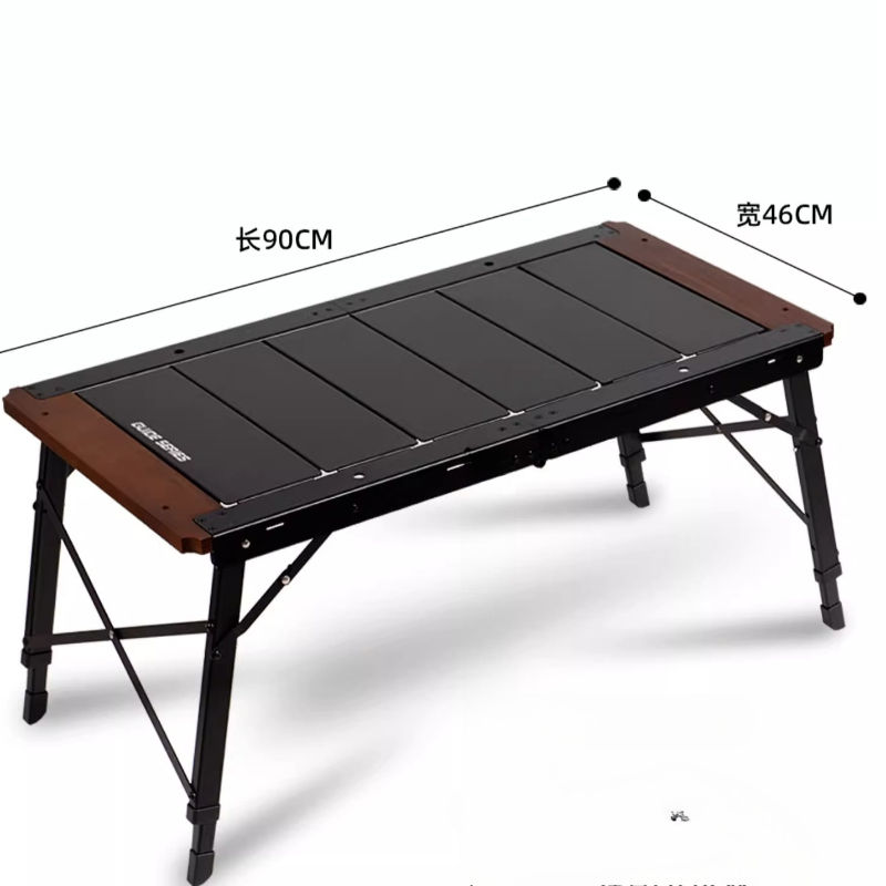 Thumbnail: Dining Waterproof Outdoor Table Black Balcony Portable Backyard Outdoor Table Ga