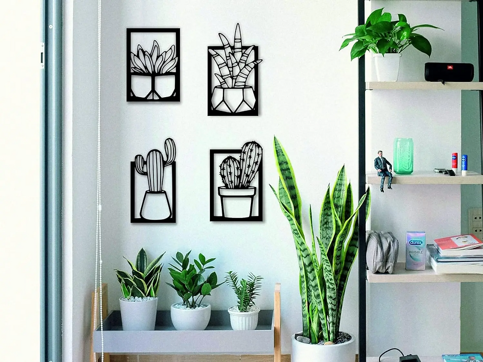 Thumbnail: room Decor Items Cactus Wall Decor Kitchen Stylish Showpieces For Home Decor Int