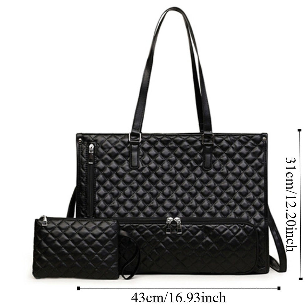 Thumbnail: 2-in-1 Laptop Lunch Tote Bag Shoulder Strap Lunch Box Multifunctional Laptop Han
