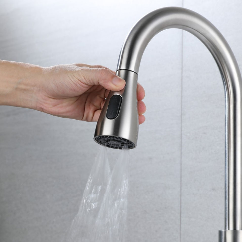 Thumbnail: Kitchen Pull Out Faucet  Nozzle Water Saving Bathroom Basin Sink Water Faucet Fi