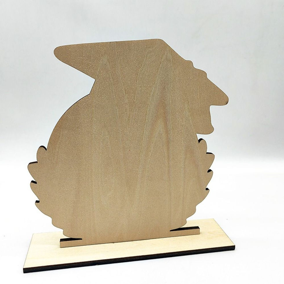 Thumbnail: Desktop Decor Wooden Graduation Ornament Rustic Durable Home Decoration Ornament