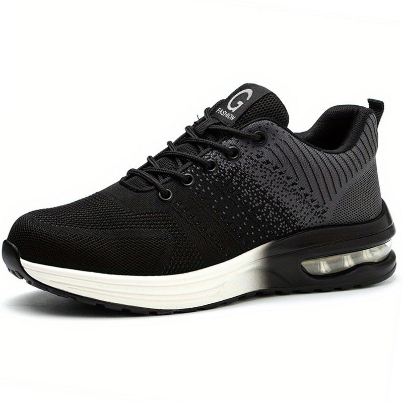 Thumbnail: Safety Shoes Men Women Work Safety Boots Steel Toe Shoe Puncture Proof Air Cushi