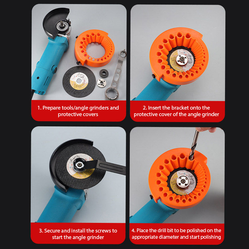 Thumbnail: 0.1-12.5mm Drill Bit Sharpener Tools Multi-spec Electric Drill Bit Grinder Porta