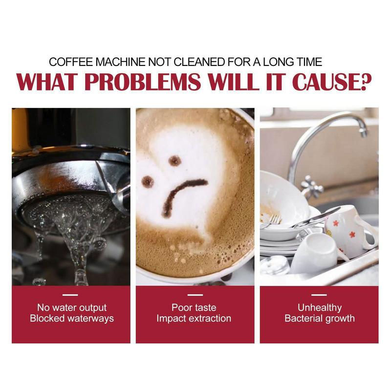Thumbnail: Coffee Machine Descaling Tablets Solid Cleaner Tablets House Cleaning Descaling